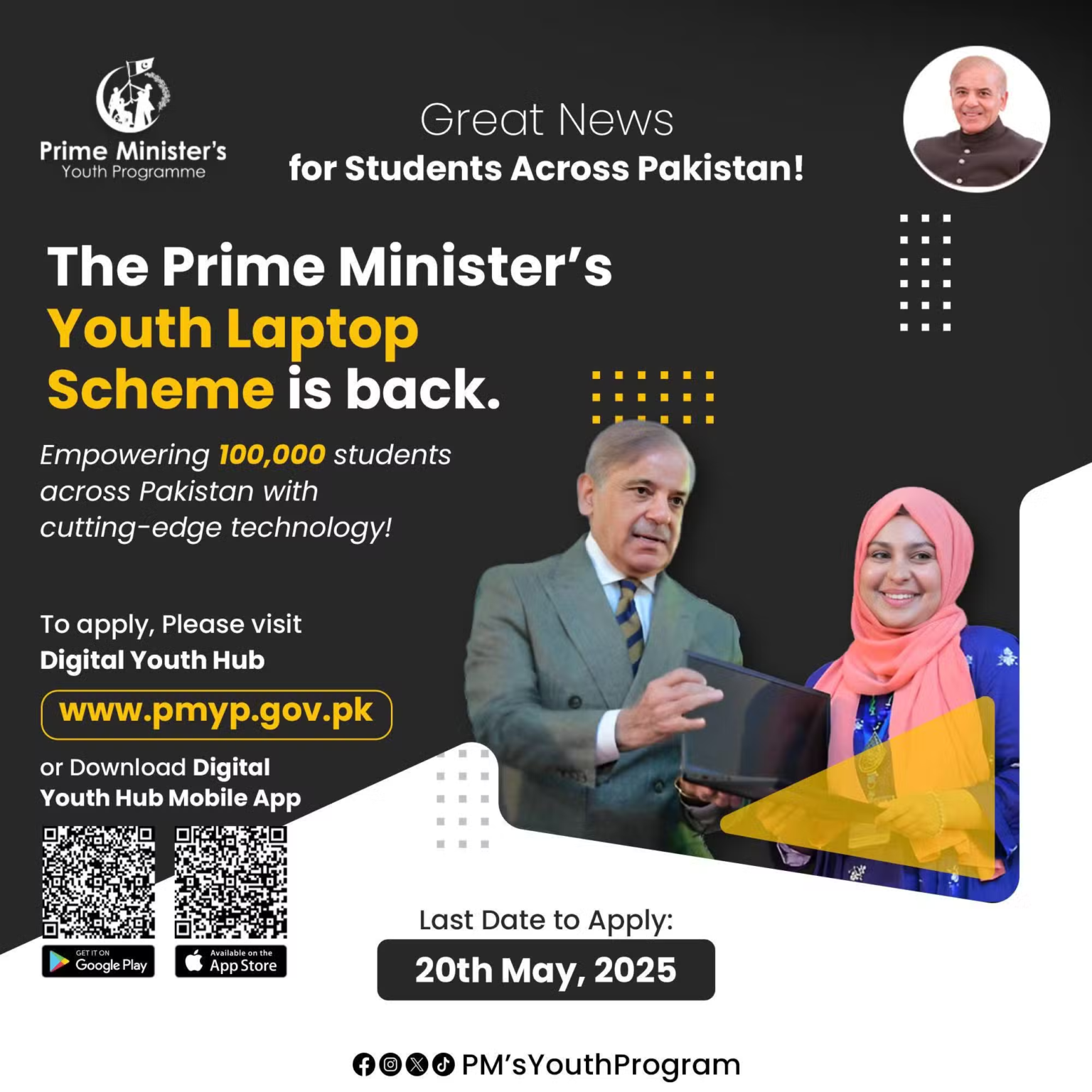 PM Youth Laptop Scheme 2025 Started – Online Registration Open