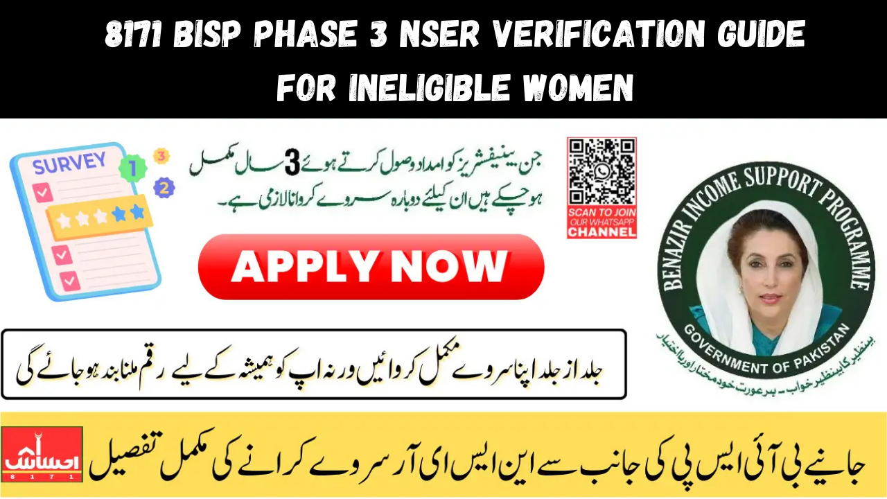 8171 BISP Phase 3 NSER Verification Guide For Ineligible Women