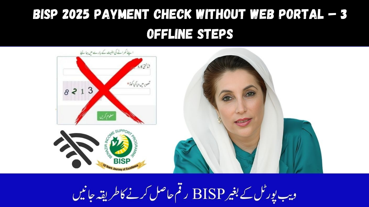 BISP 2025 Payment Check Without Web Portal – 3 Offline Steps